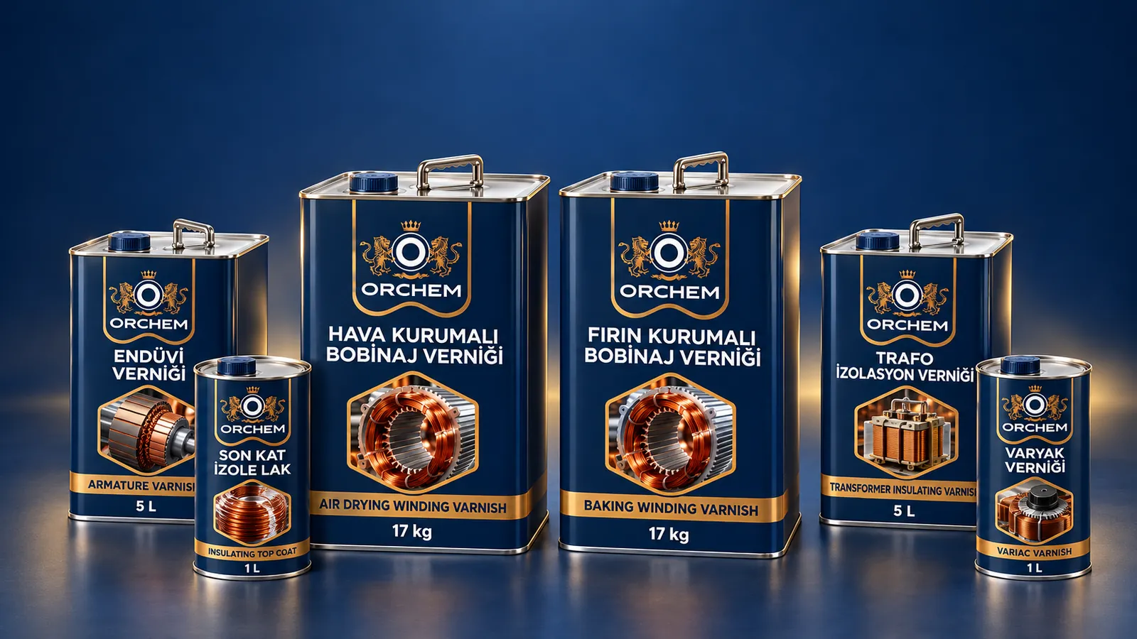 Orchem bobinaj verniği ürün ailesi
